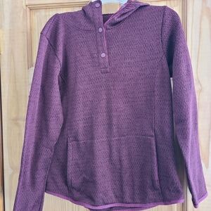 Columbia Women's Burgundy Hooded Sweatshirt